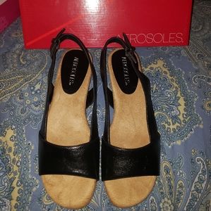 Aerosols black sandals